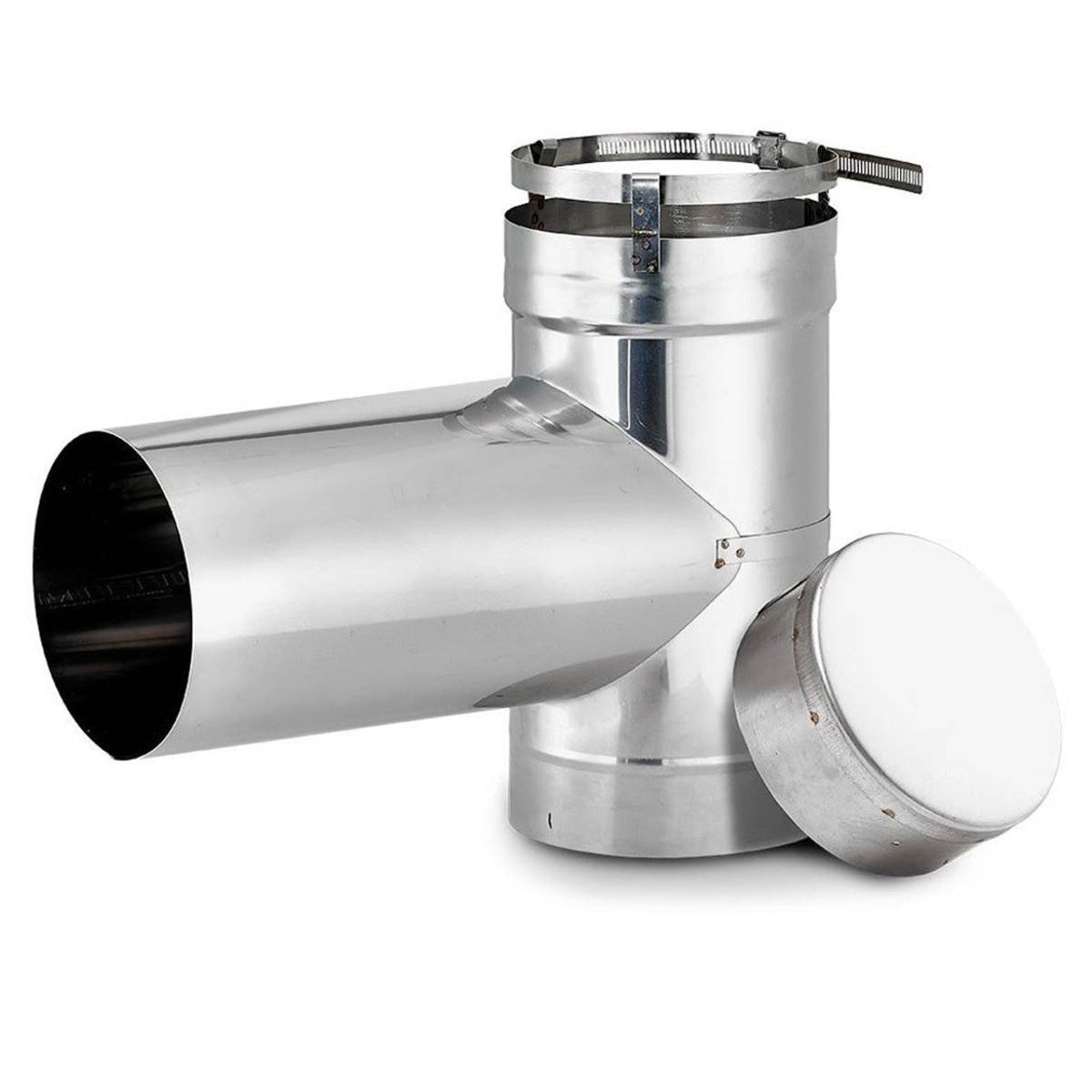 Chimney Liner 5"X35' Single-Wall Tee Kit