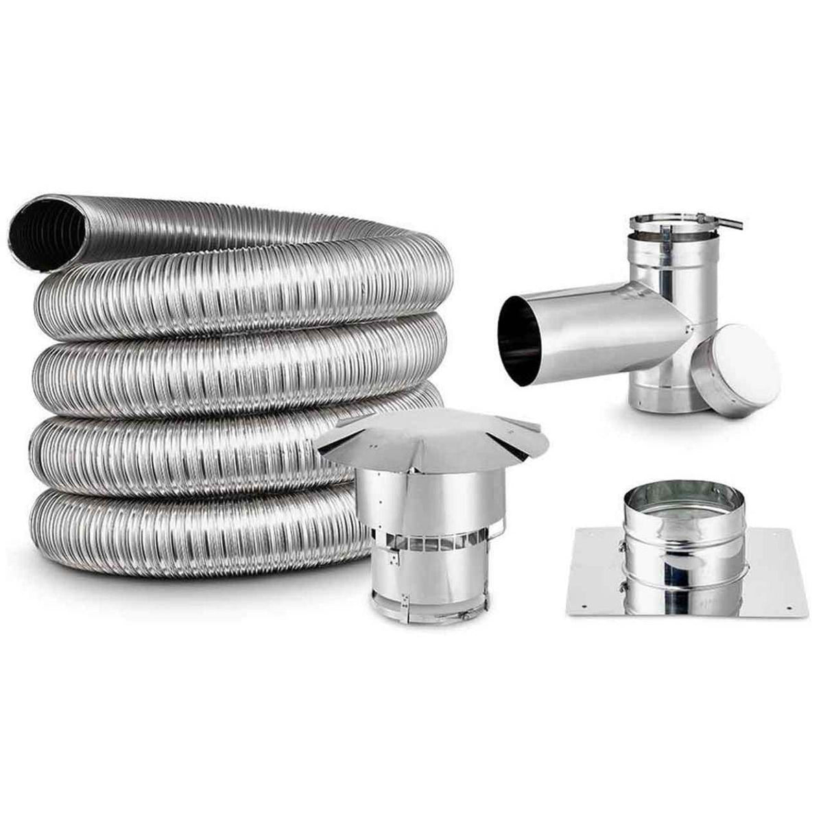 5"X35' Smooth-Wall Tee Kit